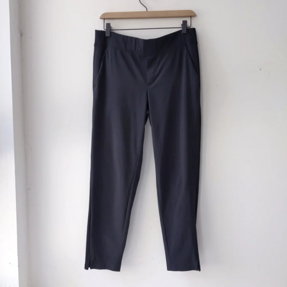 Athleta Brooklyn Ankle Pants Black Women's 8 - Picture 1 of 6